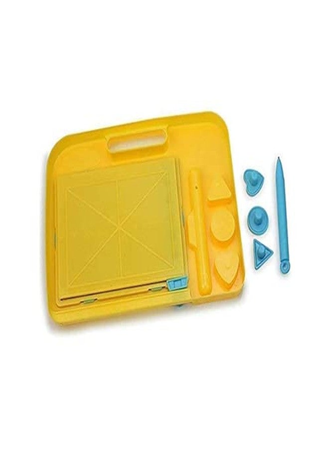 Red Champion Children Magic Slate Pen Doodle Pad Eraser Drawing Easy Reading Writing Learning Graffiti Board Kids Educational Toy Magnetic Painting Sketch Pad Multicolor (Children Magic Slate-P1) - Image 4